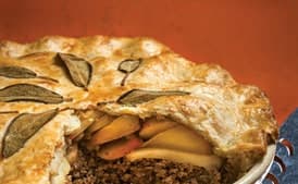 Pork and Apple Pie with Cheddar-Sage Crust