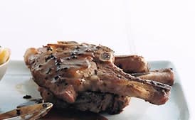 Pork Chops au Poivre