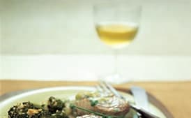 Pork Medallions with Mustard-Chive Sauce