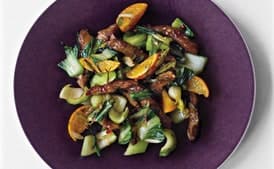 Pork Tenderloin Stir-Fry with Tangerines and Chili Sauce