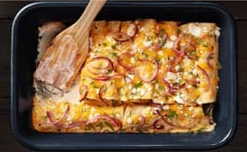 Portobello and Poblano Enchiladas