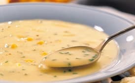 Potato, Cheddar, and Chive Soup