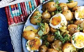 Potato Salad with 7-Minute Eggs and Mustard Vinaigrette
