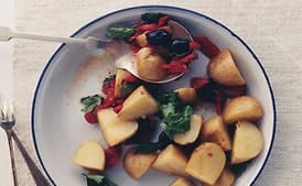 Potato Salad with Olives and Peppers