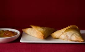 Potato Samosa Phyllo Triangles