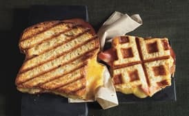 Pressed Turkey and Farmhouse Cheddar on Egg Bread