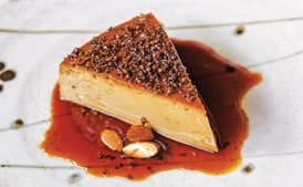 Pressure-Cooker Espresso and Toasted Almond Flan