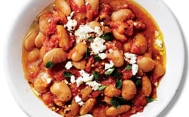 Pressure-Cooker Gigante Beans in Tomato Sauce