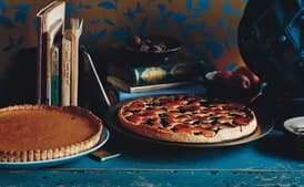 Prune, Cherry, and Apricot Frangipane Tart