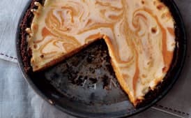 Pumpkin Ginger Cheesecake Pie