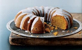 Pumpkin Spice Bundt Cake with Buttermilk Icing