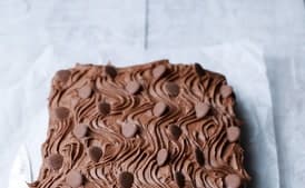 Quick Double-Chocolate Sheet Cake