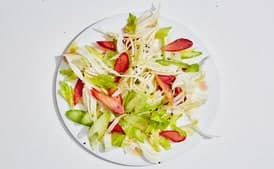 Quick-Pickled Rhubarb Salad