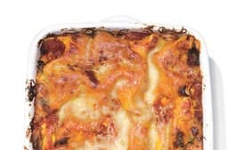Quick Sausage and Mushroom Lasagna