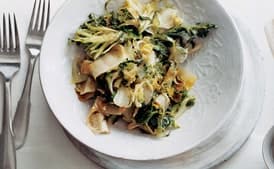 Quick Sauteed Endive, Escarole, and Frisée
