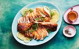 Quick Thanksgiving Turkey with Lemon-Garlic Butter