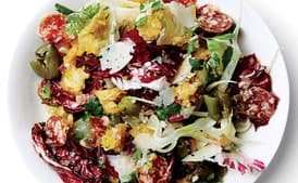 Radicchio, Fennel, and Olive Panzanella