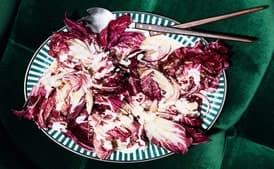 Radicchio with Creamy Tahini and Salted Sesame Seeds