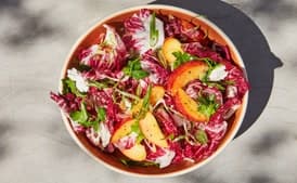 Radicchio–Stone Fruit Salad