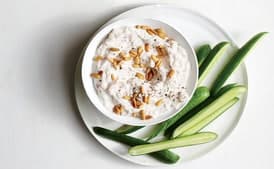 Radish Yogurt With Pine Nuts