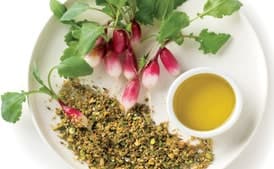Radishes with Dukkah