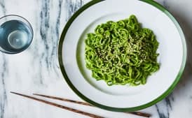 Ramen Noodles with Miso Pesto