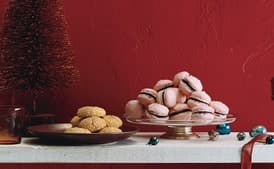 Raspberry Chocolate French Macaroons