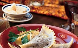 Ravioli Filled with Radicchio