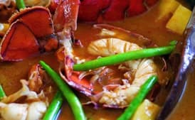 Red Curry of Lobster and Pineapple