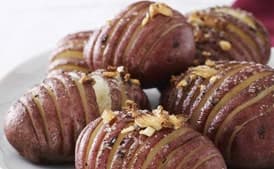 Red Hasselback Potatoes