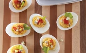 Red-Hot Buffalo Deviled Eggs