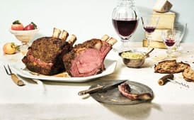 Reverse Sear Rib-Eye Roast With Fennel and Rosemary