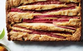 Rhubarb-Almond Cake