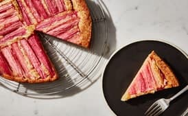 Rhubarb Custard Cake
