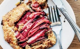 Rhubarb Galettes With Hazelnut Frangipane