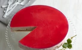 Rhubarb-Mascarpone Mousse Cake