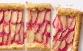 Rhubarb Tart with Orange Glaze