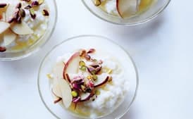 Rice Pudding with Fresh Pears and Honey
