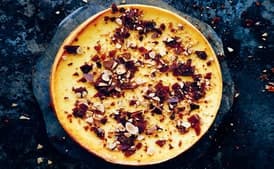 Ricotta Cheesecake with Almond Praline