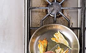 Ricotta-Stuffed Squash Blossoms