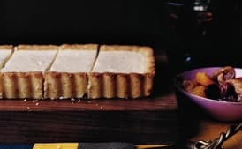 Ricotta Tart with Dried-Fruit Compote