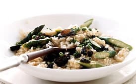 Risotto with Asparagus and Morel Ragoût