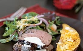 Roast Beef Tenderloin with Wasabi-Garlic Cream