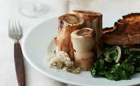 Roast Bone Marrow With Parsley Salad