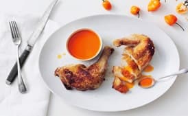 Roast Chicken with Hot-Sauce Butter
