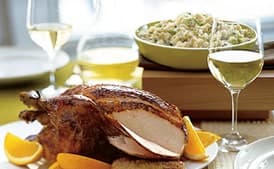 Roast Chicken with Maple-Soy Glaze