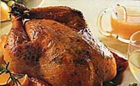 Roast Chicken with Rosemary-Orange Butter
