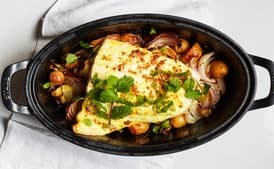 Roast Fish with Curry Butter