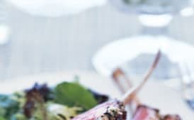 Roast Lamb with Marionberry-Pecan Crust