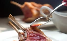 Roast Rack of Lamb with Natural Jus